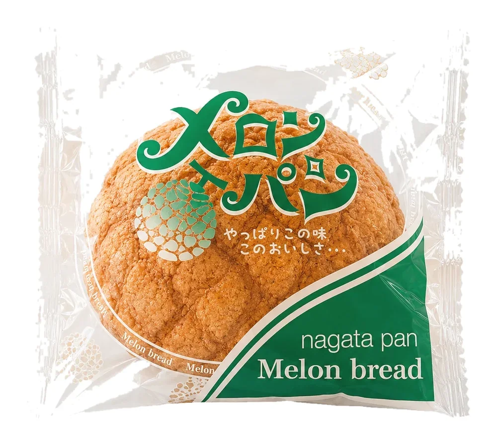 長田パンのメロンパンの袋